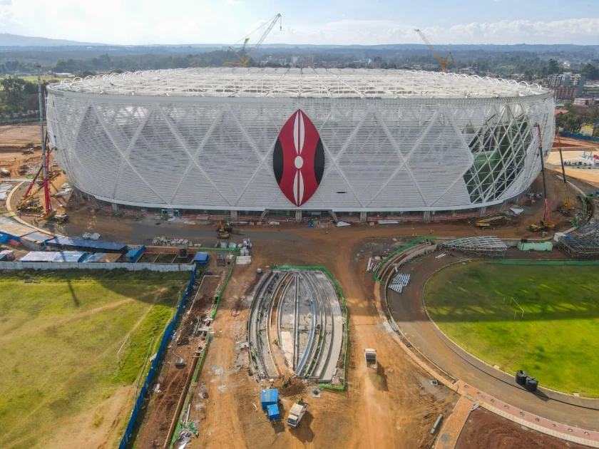 First shield goes up at Talanta Stadium
