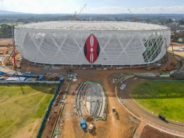 First shield goes up at Talanta Stadium