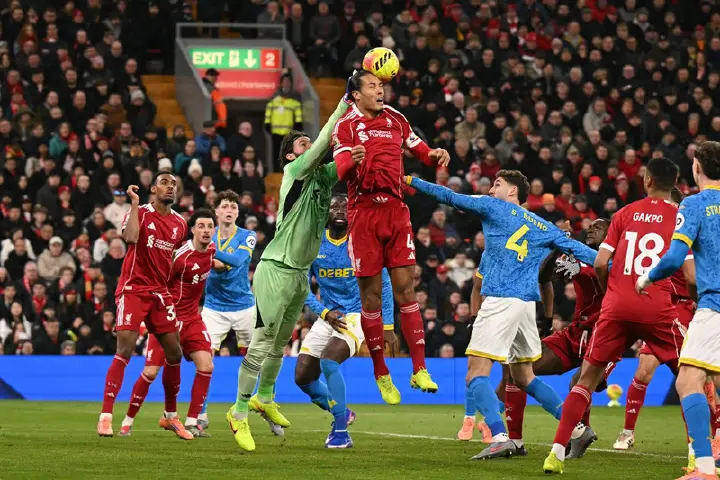 Liverpool skipper Van Dijk glad to see return of 'Anfield energy'