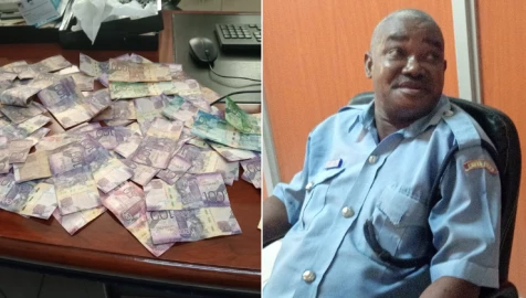 Mtwapa traffic police officer arrested with over Ksh.13K in bribe money