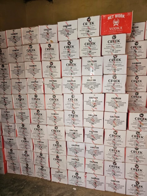 NACADA raids counterfeit alcohol dens in Machakos, seizes goods worth Ksh.13M