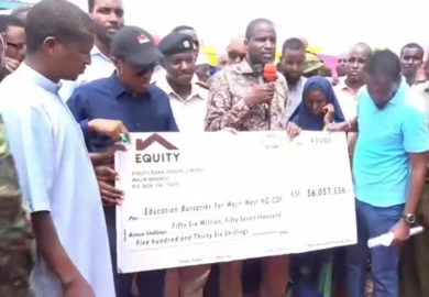 Wajir West MP sponsors school fees for drought-affected students