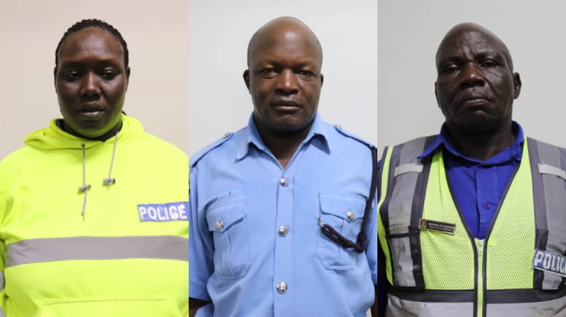 Three traffic police officers arrested for bribery on Nairobi-Mombasa highway