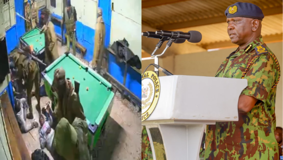 IG Kanja orders swift probe after CCTV footage shows police brutality in Nandi