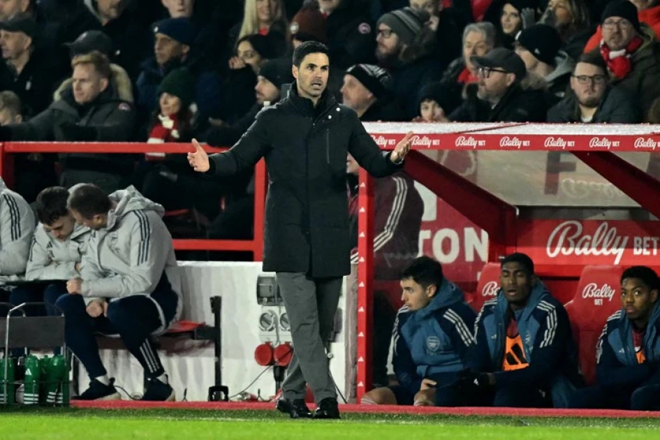 Arteta angry as Arsenal denied penalty in Forest stalemate