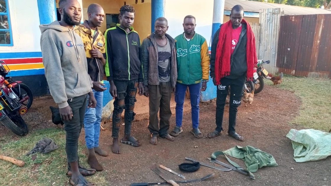 Members of criminal gang 'Kapenguria six' arrested in Trans-Nzoia