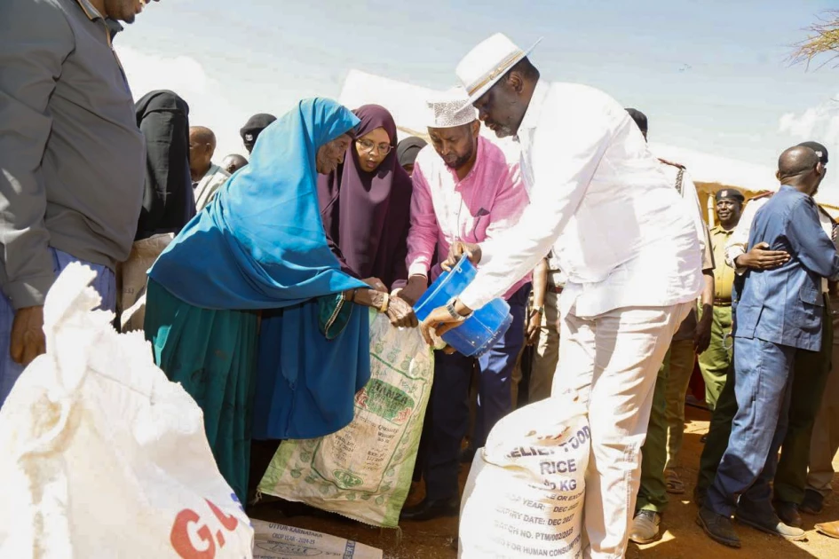 CS Ruku warns officers against diversion of relief food in Mandera