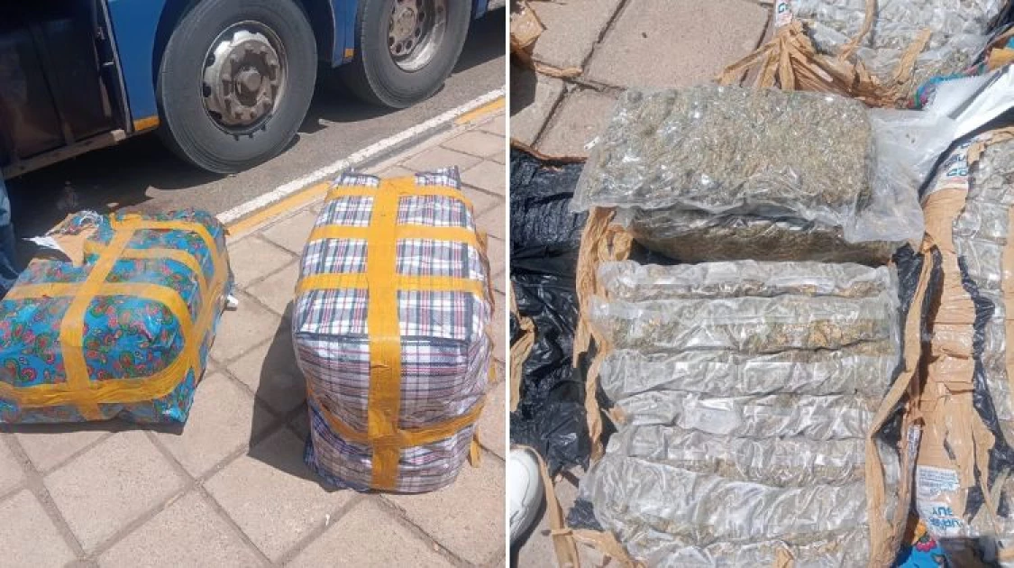 Kenya-bound bus from Tanzania intercepted with bhang worth Ksh.2.5M