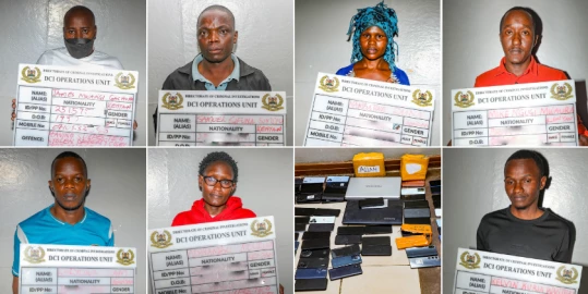 DCI arrests 7 in Nairobi crackdown on mobile phone theft syndicate