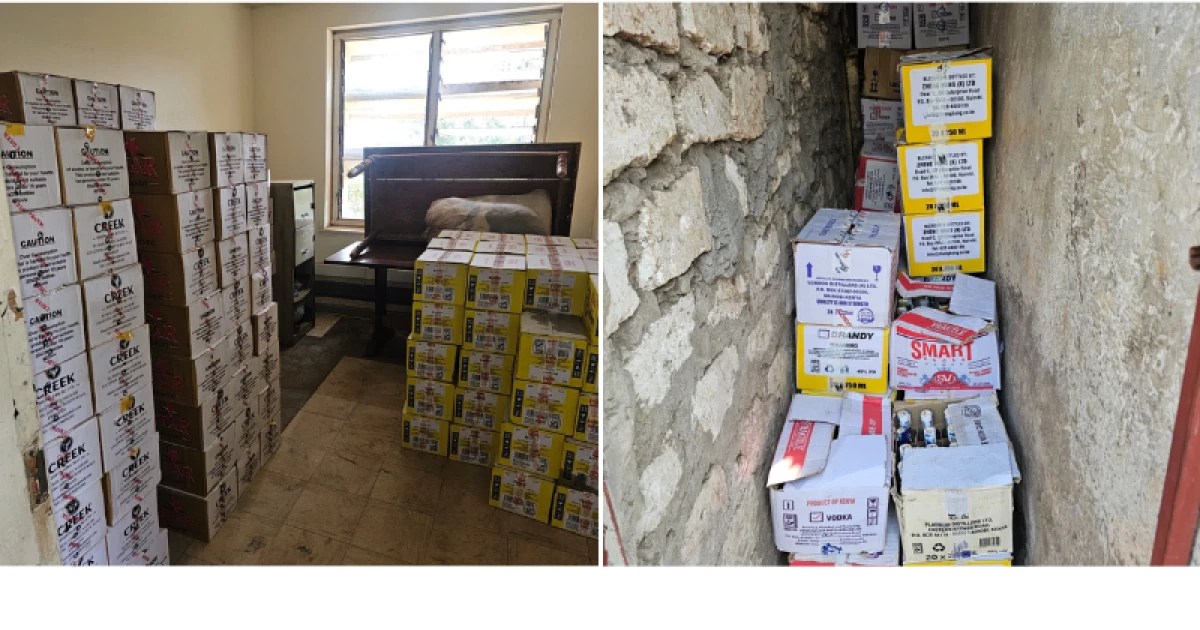 NACADA seizes suspected counterfeit alcohol following raids in Mombasa, Nairobi