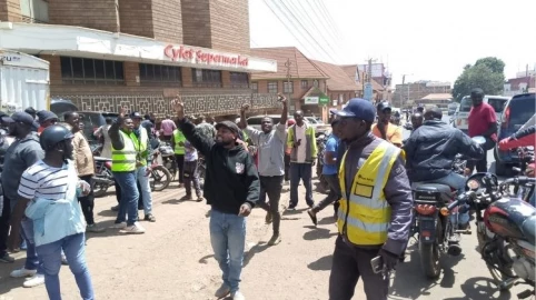 Protests as Embu riders disown Mbarire after admitting to diverting Ksh.10M for Kindiki-boda boda event 