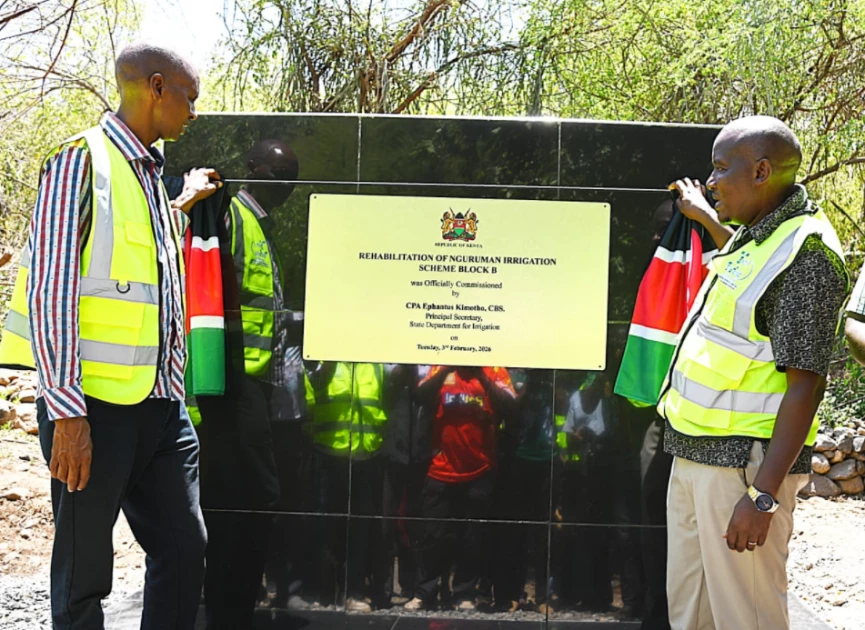 Gov't commissions Ksh.396M Nguruman Irrigation Scheme in Kajiado