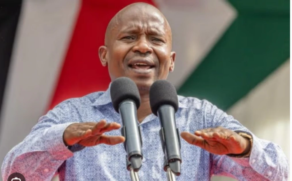 DP Kindiki alleges Gachagua lost D.O job for stealing relief food 