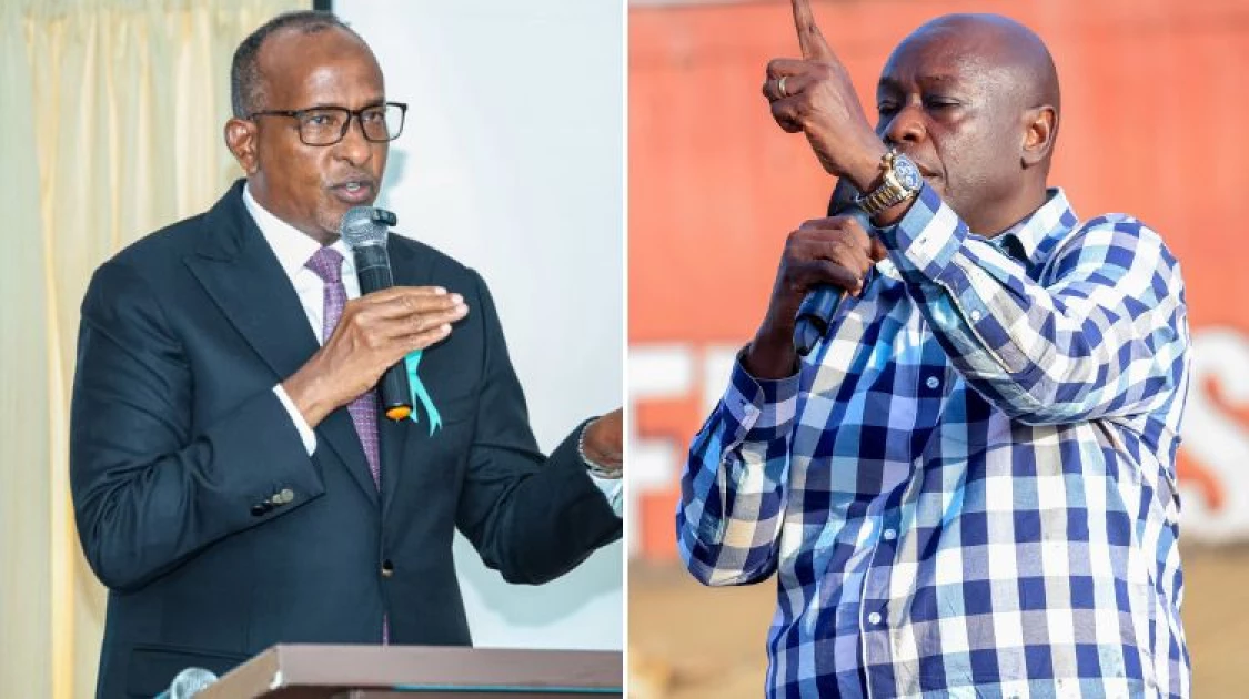 'Imaginary podiums’: Duale fires back at Gachagua over presidential debate demand