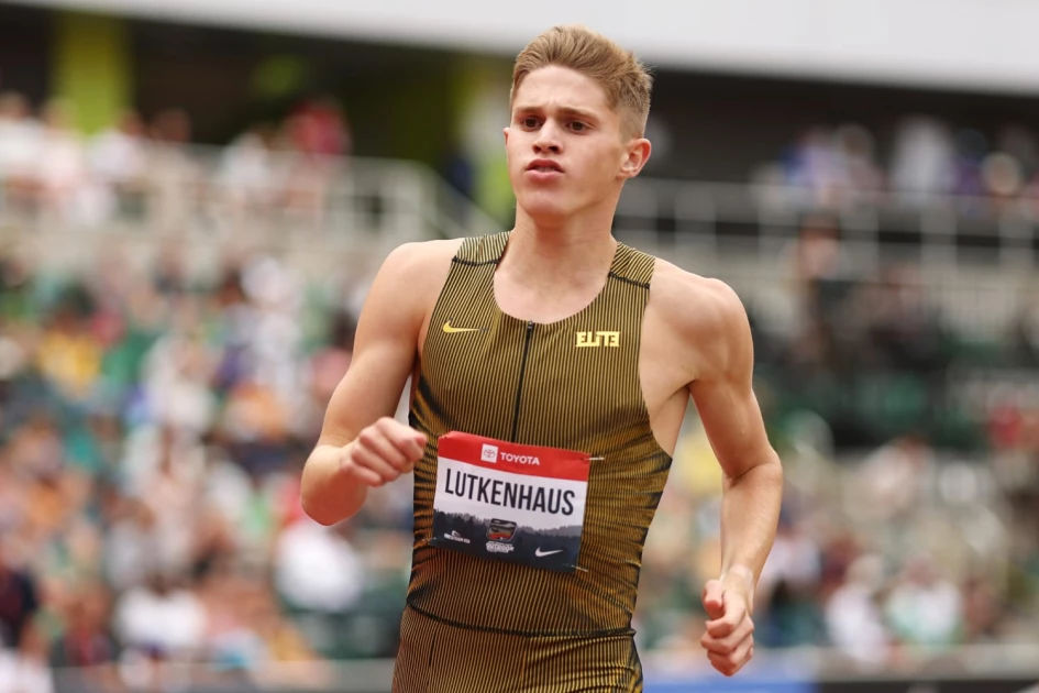 US teen Lutkenhaus breaks world junior indoor 800m record