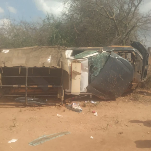 Three police officers, civilian killed as patrol vehicle rolls along Matuu–Mwingi Road