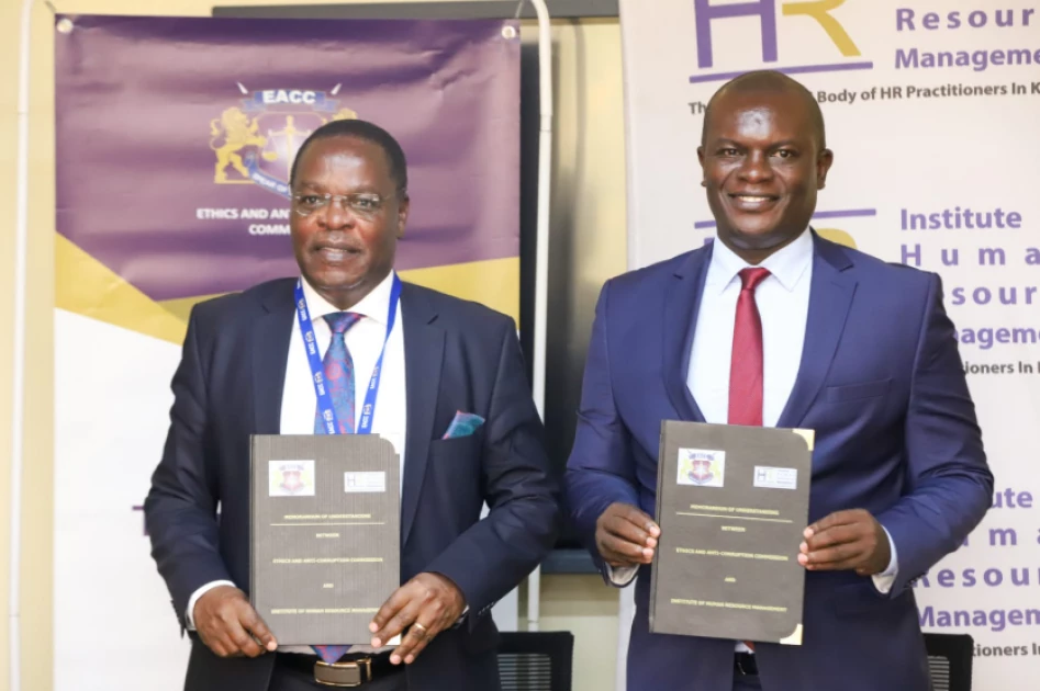 IHRM, EACC partner to embed ethics in workplaces