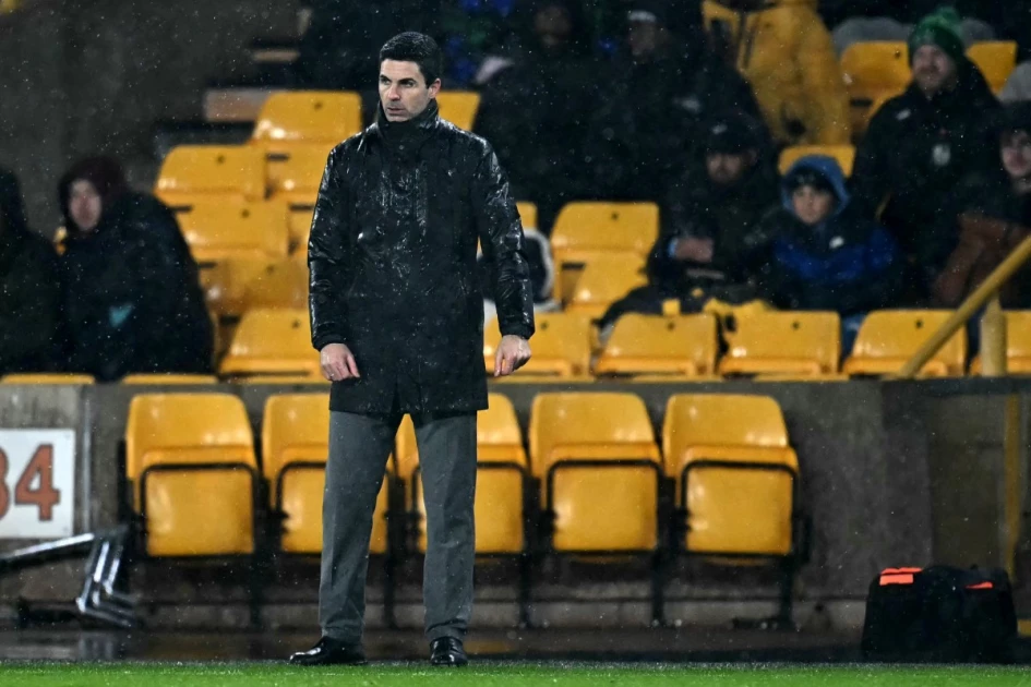 Arteta urges Arsenal to 'stand up' after title bid rocked by Wolves draw