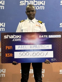 Teacher Abel Kiprotich wins Ksh.500,000 in Rubani wa Mapenzi Campaign on Shabiki.com
