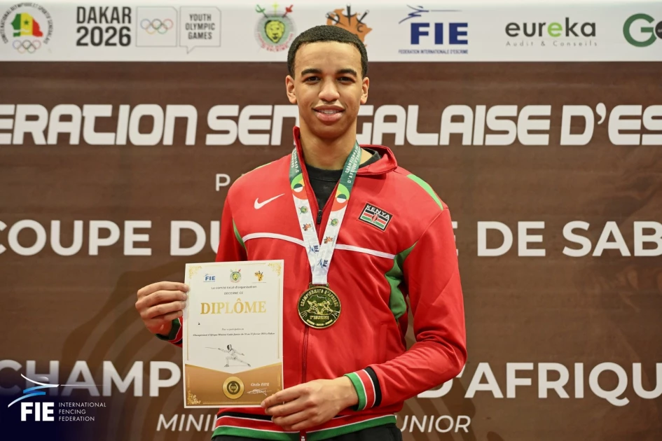 Kenyan Kiara strikes gold at African Junior Fencing Championships