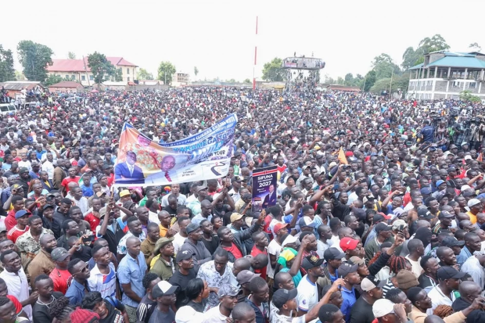 ‘We will not be silenced!’ Sifuna-led ODM team rallies supporters in Kakamega