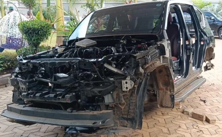 Lexus worth Ksh. 35 million stripped in daring Kirinyaga robbery