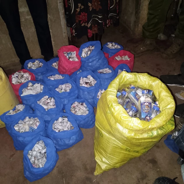  NACADA seizes massive cannabis haul in night raid in Nandi
