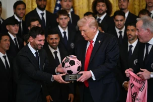 Trump honors Messi and MLS Cup champion Miami teammates