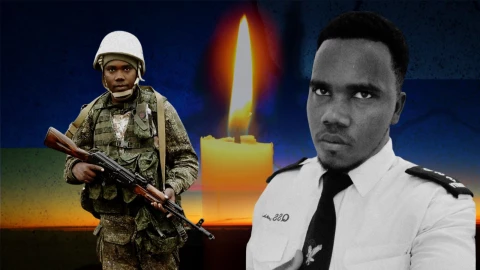 Kisii family buries tree after son killed in Russia-Ukraine war