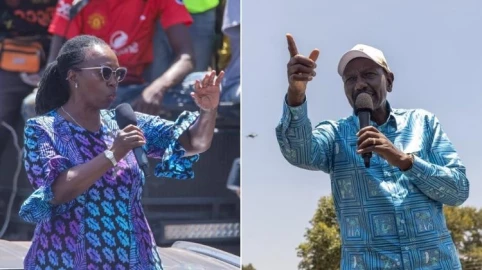 'Let your PhD reflect in your utterances,' Karua blasts Ruto over Nairobi Hospital drama