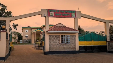 Siaya nurses storm county offices to protest salary delays 