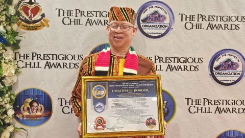 Mwaura honoured in Accra, dedicates award to children with disabilities