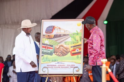 Ruto, Museveni outline regional trade expansion plan with Kisumu–Malaba SGR extension