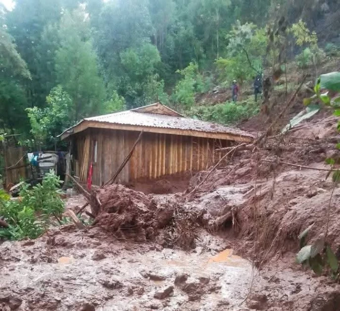Families count losses after landslides in Baringo North