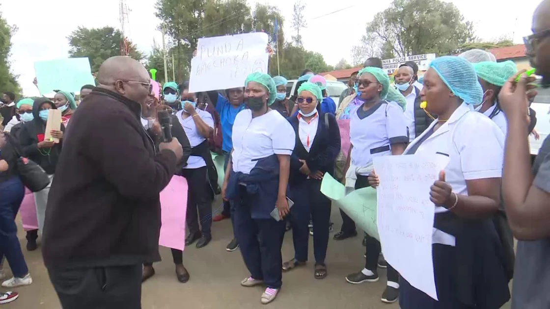 Nyandarua nurses strike over failure to honour return-to-work formula