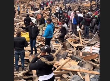 Gikomba traders count losses after night demolition of shoe section