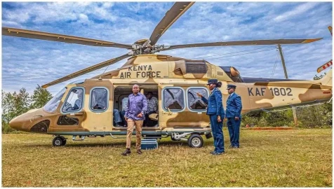 DP Kindiki on the spot for spending Ksh.8M a day on choppers
