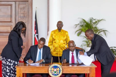 Ruto presides over deal for Nairobi Railway City arena project