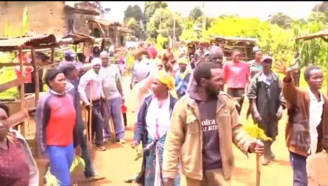Residents protest in Nyagithuci over death of man assaulted by forest officer