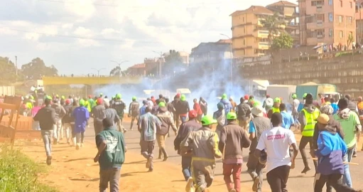 Chaos in Kikuyu as police lob teargas to disrupt Gachagua rally