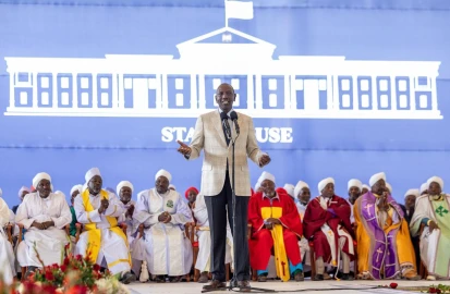 President Ruto calls for national unity, censures leaders endorsing divisive politics