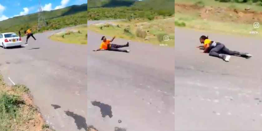 Skaters risk lives, limbs with silly stunts on Suswa road