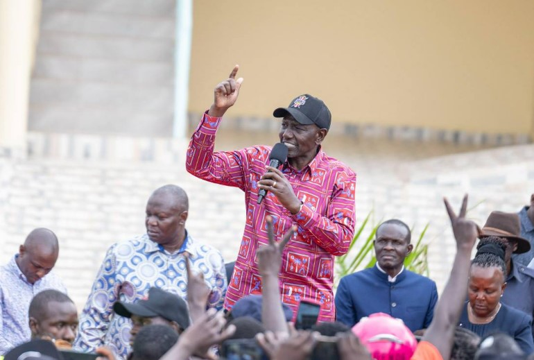 Ruto orders removal of contractor over eight-year stalled road in Kisii