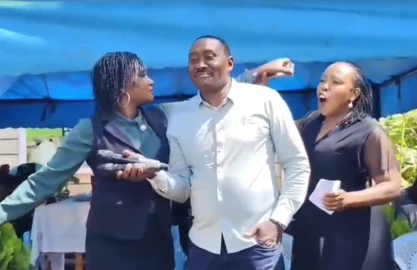 Mwea burial turns chaotic as MP Maingi disrupts Gachagua’s phone address