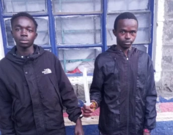 Police arrest two suspected Confirm gang members in Nakuru