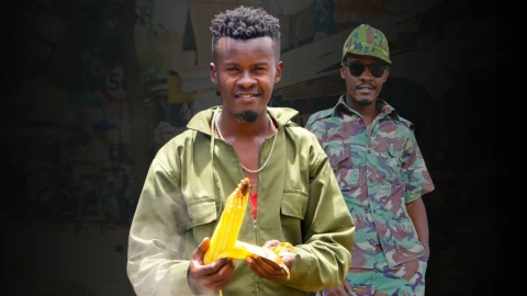 Afande Denno: The police officer who traded his badge for a trolley of mahindi boilo
