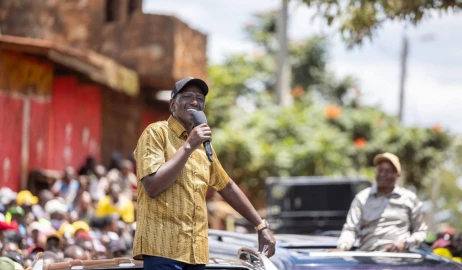  Ruto returns to Murang’a days after development tour, attends church in Kandara
