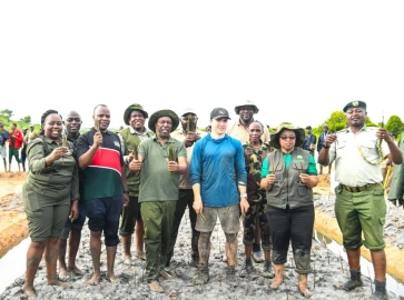 Kenya celebrates as Antoine Moses plants 47,460 mangroves in global record attempt