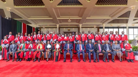 President Ruto swears in 37 new judges 