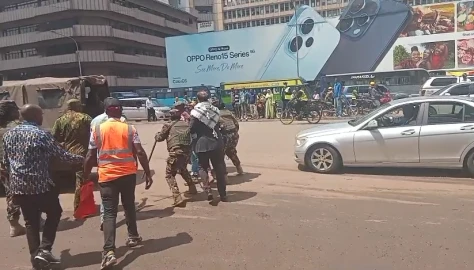 Police block protesters from accessing KICC during Africa Forward Summit, several arrested